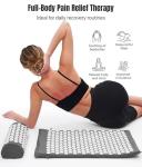 ROMIX Acupressure Mat and Pillow Set for Relief
