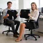 Memory Foam Lumbar Support Seat Cushion for Pain Relief