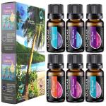 O'linear Essential Oils 6 Blend Aromatherapy Set