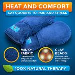 Microwavable Flaxseed Mittens for Hands Relief