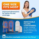 Microwavable Flaxseed Mittens for Hands Relief