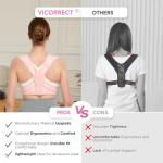 Vicorrect Adjustable Posture Corrector for Neck Relief
