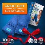 Microwavable Flaxseed Mittens for Hands Relief