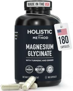 Magnesium Glycinate Capsules with Turmeric & Ginger