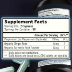 Magnesium Glycinate Capsules with Turmeric & Ginger