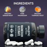 Magnesium Glycinate Capsules with Turmeric & Ginger