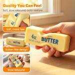 Slow Rising Butter Squishy Stress Relief Balls (2 pcs)