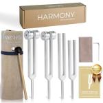 Tuning Fork Healing Set with Mallet and Bag