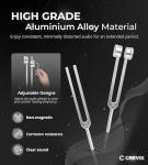 Healing Tuning Fork Set for Chakra Therapy