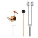 128Hz Tuning Fork with Reflex Hammer Set
