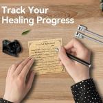 Healing Tuning Forks Set with Mallet and Crystals