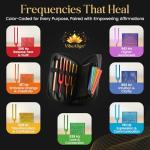 Solfeggio Tuning Forks Set with Affirmation Cards