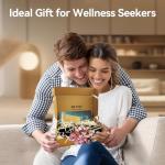 Healing Tuning Forks Set with Mallet and Crystals