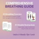 Kids' Breathing Exercise Cards for Calmness and Focus