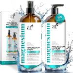 Magnesium Oil Spray and Massage Lotion Set