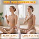 Healing Tuning Forks Set with Vegan Leather Pouch