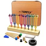 TENFLY 8-Piece Chakra Tuning Forks Set