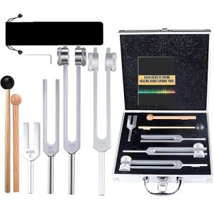 4-Piece Tuning Fork Sound Healing Set