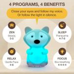 Breathing Lamp with Guided Meditation & Calming Light