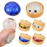 Blue Soft Stress Relief Steamed Bun Toy