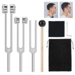 Healing Tuning Forks Set with Reflex Hammer