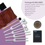 Healing Tuning Forks Set with Pouch & Activator