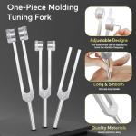 Healing Tuning Fork Set with Hammer for Stress Relief