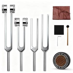 Tuning Fork Set for Sound Therapy and Meditation