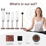 Tuning Fork Set for Sound Therapy and Meditation