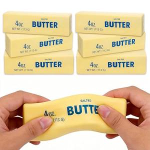 Butter Squishy Stress Relief Ball - 6 Pack