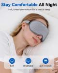 Weighted 3D Eye Mask for Comfort and Sleep