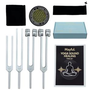 Healing Tuning Fork Set for Sound Therapy and Relaxation