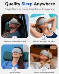 Weighted 3D Eye Mask for Comfort and Sleep