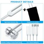 Healing Tuning Fork Set for Sound Therapy and Relaxation