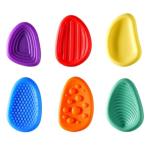 Textured Silicone Fidget Stone for Stress Relief