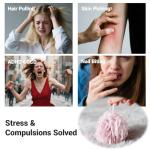 Soft Pink Fidget Band for Relaxation and Calm