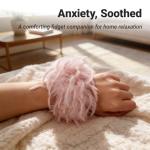 Soft Pink Fidget Band for Relaxation and Calm