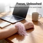 Soft Pink Fidget Band for Relaxation and Calm