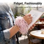 Soft Pink Fidget Band for Relaxation and Calm