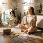 Healing Tuning Forks Set with Chakra Guide Cards