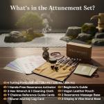 Healing Tuning Forks Set with Chakra Guide Cards