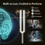 Healing Tuning Forks Set with Chakra Guide Cards