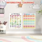 Rainbow Breathing Calm Down Poster for Mindfulness