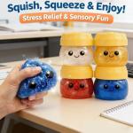 Jumbo Glitter Dumpling Stress Ball for Anxiety Relief