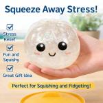 Jumbo Glitter Dumpling Stress Ball for Anxiety Relief