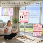 Healing Tuning Forks Set with Chakra Guide Cards