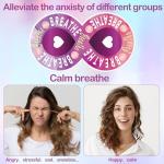 Fulmoon 120 Pcs Textured Fidget Stickers for Anxiety