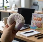 Squishy Purple Bread Stress Reliever Fidget Tool