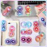 Fulmoon 120 Pcs Textured Fidget Stickers for Anxiety