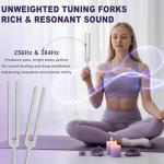 Healing Tuning Forks Set for Chakra Balancing